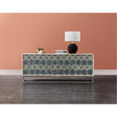 Hooker Furniture 628-85111-02 Melange Whitmore Four Door Credenza IMAGE 4