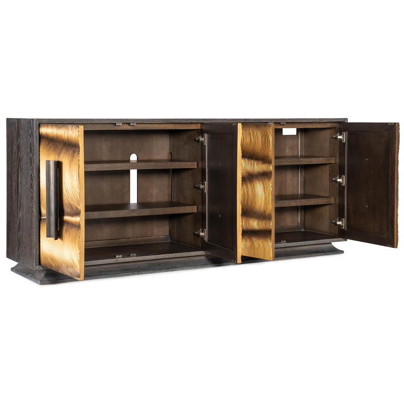 Hooker Furniture 628-85633-15 Melange Swaley Four Door Credenza IMAGE 2