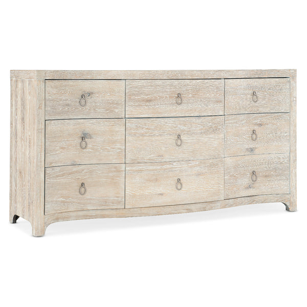 Hooker Furniture 6350-90202-80 Serenity Harbour Nine Drawer Dresser IMAGE 1