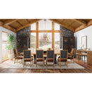Hooker Furniture 6700-75200-80 Big Sky Trestle Dining Table with 2-20in Leaves IMAGE 7