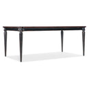 Hooker Furniture 6750-75200-00 Charleston Rectangle Leg Dining Table w-2-22in Leaves IMAGE 1
