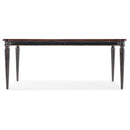 Hooker Furniture 6750-75200-00 Charleston Rectangle Leg Dining Table w-2-22in Leaves IMAGE 2