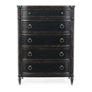 Hooker Furniture 6750-90010-97 Charleston Five-Drawer Chest IMAGE 2