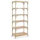 Hooker Furniture 6950-10445-80 Retreat Pole Rattan Bookcase IMAGE 1