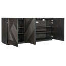 Hooker Furniture 6950-55572-99 Retreat Entertainment Credenza IMAGE 2