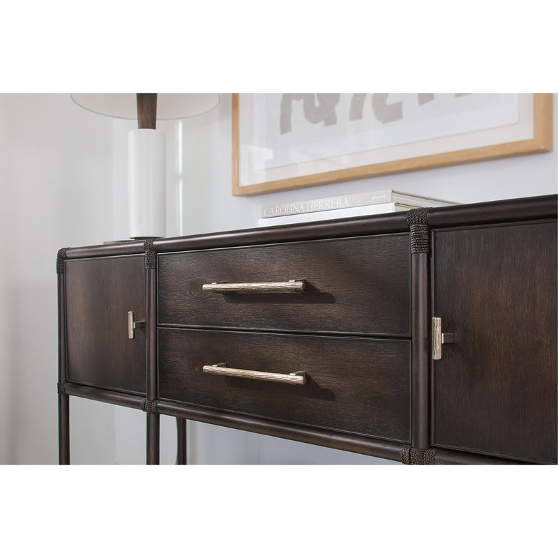 Hooker Furniture 6950-75917-99 Retreat Pole Rattan Sideboard IMAGE 5