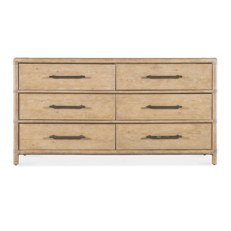 Hooker Furniture 6950-90202-80 Retreat Pole Rattan Dresser IMAGE 2