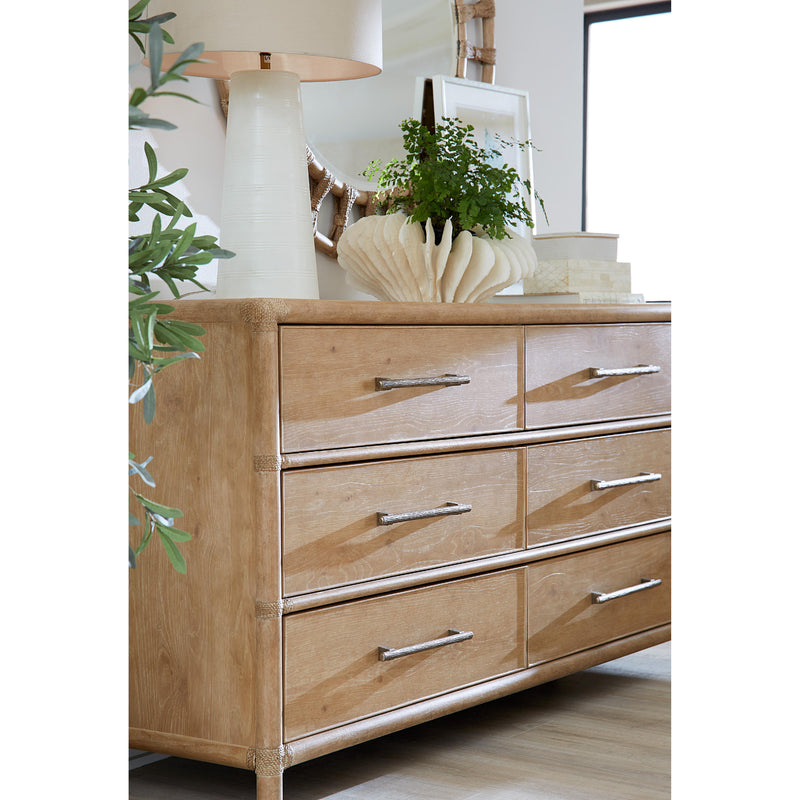 Hooker Furniture 6950-90202-80 Retreat Pole Rattan Dresser IMAGE 4