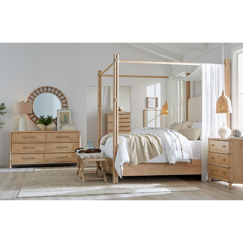 Hooker Furniture 6950-90202-80 Retreat Pole Rattan Dresser IMAGE 6