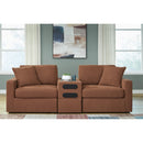 Signature Design by Ashley Modmax 92102S13 3 pc Sectional Loveseat with Audio System IMAGE 3