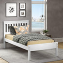 Donco Trading Company Contempo 500-TW Twin Bed - White IMAGE 4