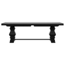  Coaster Furniture Florence 115531 126-inch Extension Dining Table - Distressed Black IMAGE 5