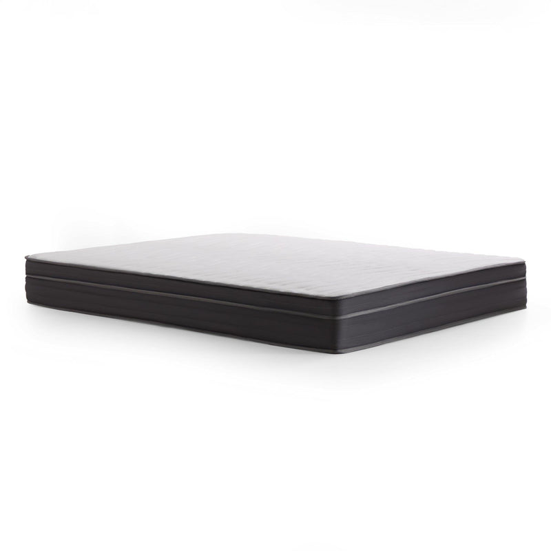 Weekender 10" Hybrid Bonnell Spring Gel Memory Foam Mattress - Full/Gray IMAGE 1