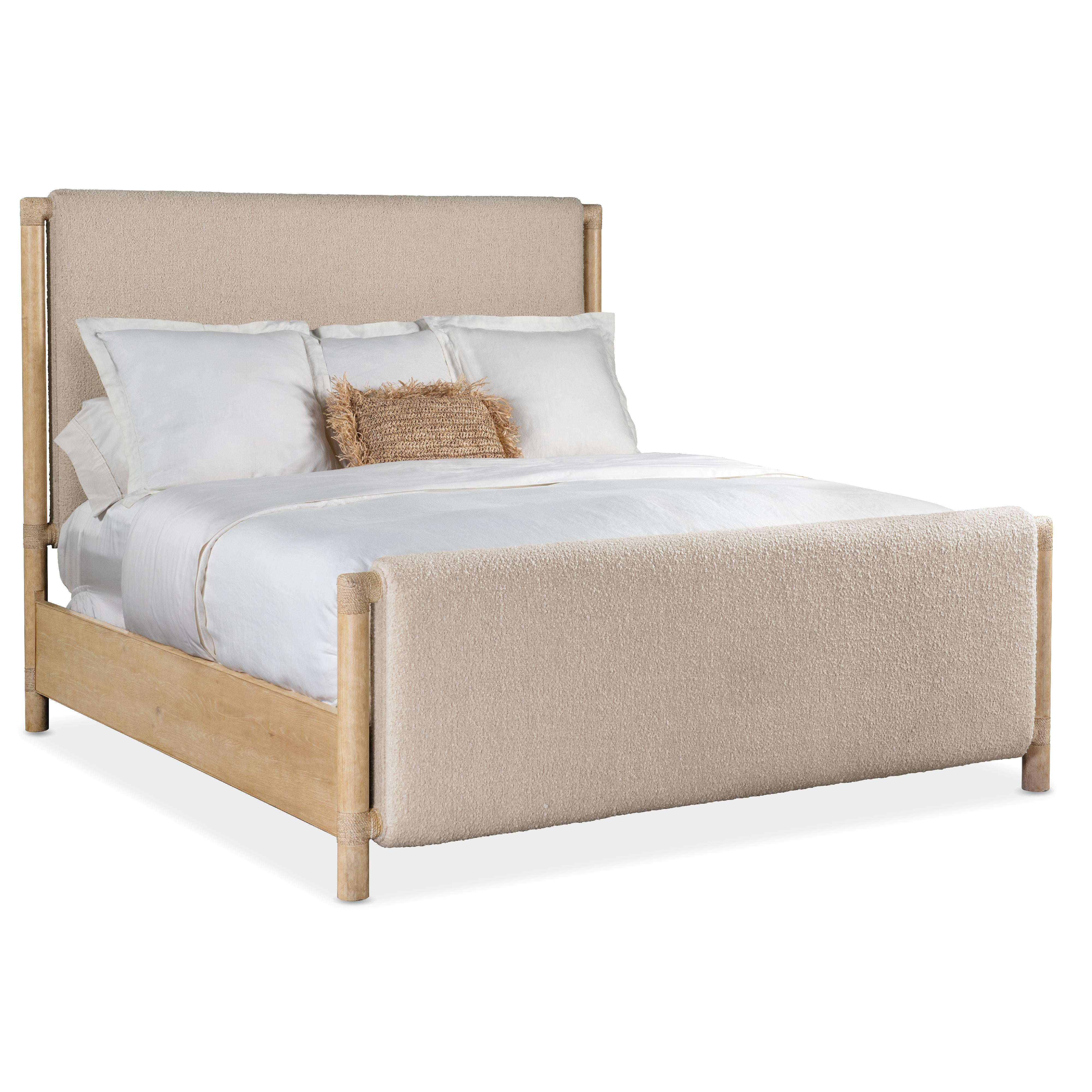 Hooker Furniture 6950-90366-80 Retreat King Upholstered Panel Bed