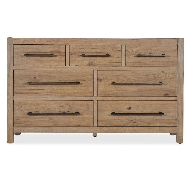 Hooker Furniture 6952-90002-80 Vineyard Row Seven-Drawer Dresser IMAGE 2