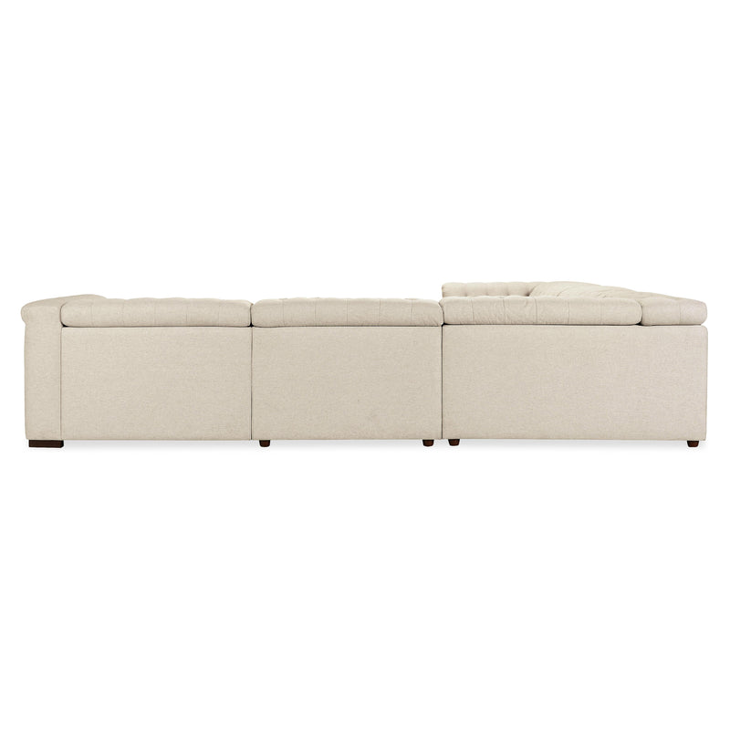 Hooker Furniture SS435-5PC3-414 Savion Deux 5 Seat Sectional with Power Headrests and 3 Power Recliners IMAGE 4