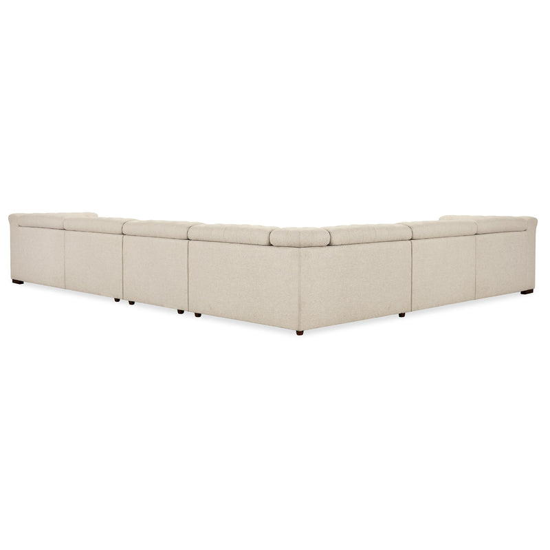 Hooker Furniture SS435-6PC3-414 Savion Deux 6 Seat Sectional with Power Headrests and 3 Power Recliners IMAGE 3