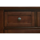 Vaughan-Bassett Bonanza BB28 King Mansion Bed - Cherry IMAGE 2