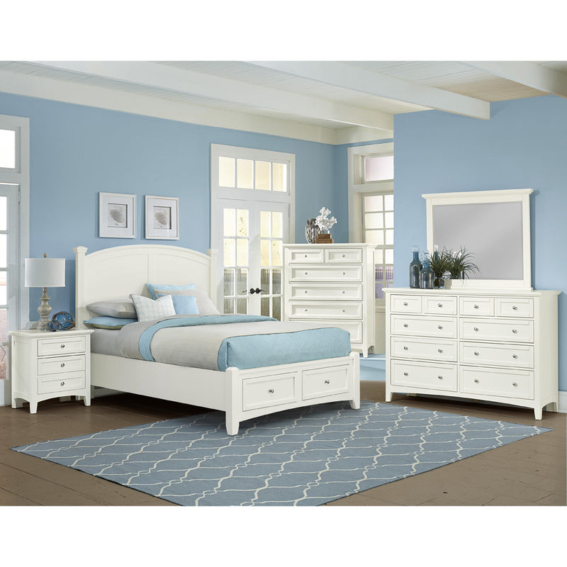 Vaughan-Bassett Bonanza BB29 Queen Poster Storage Bed - White IMAGE 2