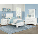 Vaughan-Bassett Bonanza BB29 Twin Mansion Bed - White IMAGE 3