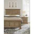 Artisan & Post Carlisle 155 King Window Pane Bed - Warm Natural IMAGE 2