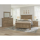 Artisan & Post Carlisle 155 King Window Pane Bed - Warm Natural IMAGE 4