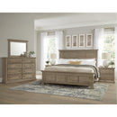 Artisan & Post Carlisle 157 Queen Window Pane Bed - Natural Grey IMAGE 4