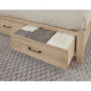 Artisan & Post Cool Rustic 176 King X Bed with Footboard Storage - Clear Maple IMAGE 5