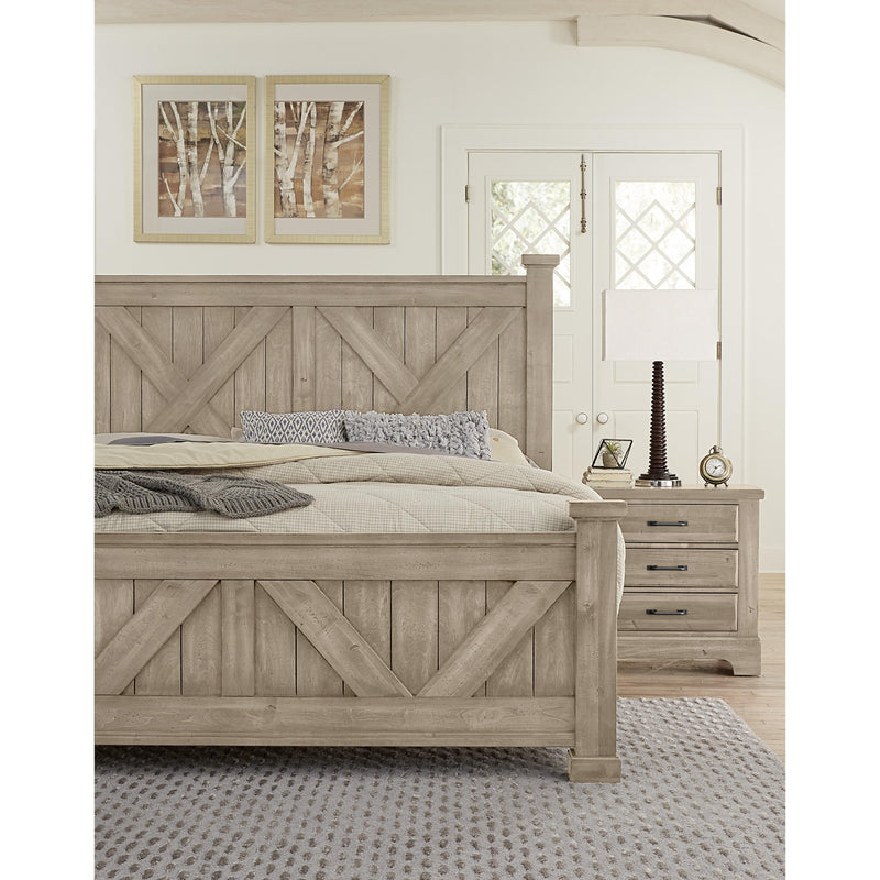 Artisan & Post Cool Rustic 176 Queen X Bed with X Footboard - Clear Maple IMAGE 2