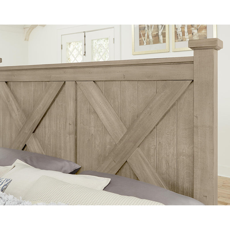Artisan & Post Cool Rustic 176 Queen X Bed with X Footboard - Clear Maple IMAGE 5