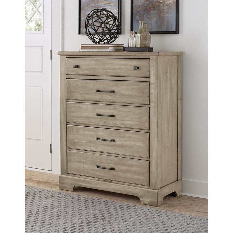 Artisan & Post Cool Rustic 176-115 5 Drawer Chest - Clear Maple IMAGE 2