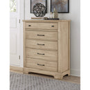 Artisan & Post Cool Rustic 176-115 5 Drawer Chest - Clear Maple IMAGE 4