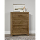 Artisan & Post Crafted Cherry 151-115 5 Drawer Chest - Medium IMAGE 2