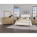 Artisan & Post Crafted Cherry 154 Queen Upholstered Bed with White Fabric - Bleached Cherry IMAGE 5