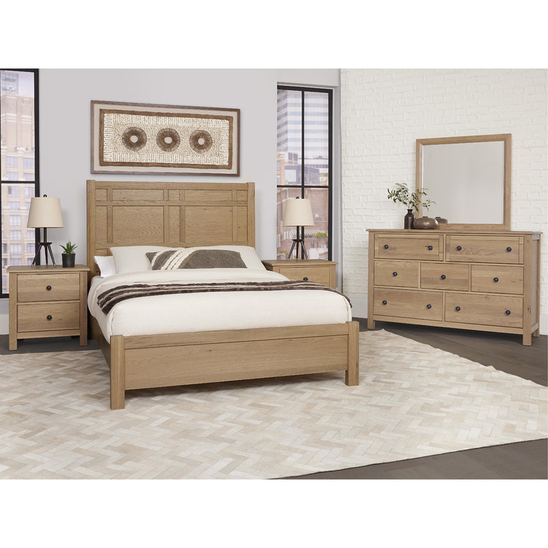 Artisan & Post Custom Express 120 King Architectural Bed - Clear Oak IMAGE 2