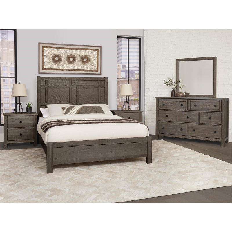 Artisan & Post Custom Express 123 Queen Architectural Bed - Driftwood Grey IMAGE 2