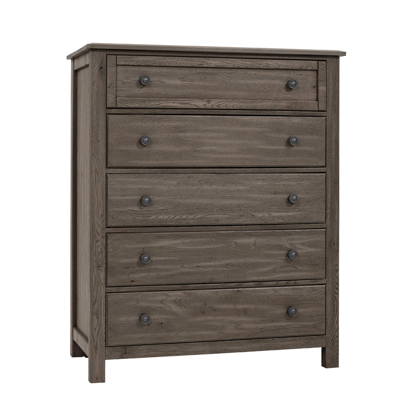 Artisan & Post Custom Express 123-115 5 Drawer Chest - Driftwood Grey IMAGE 1