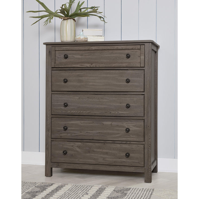 Artisan & Post Custom Express 123-115 5 Drawer Chest - Driftwood Grey IMAGE 2