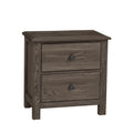 Artisan & Post Custom Express 123-227 2 Drawer Night Stand - Driftwood Grey IMAGE 1