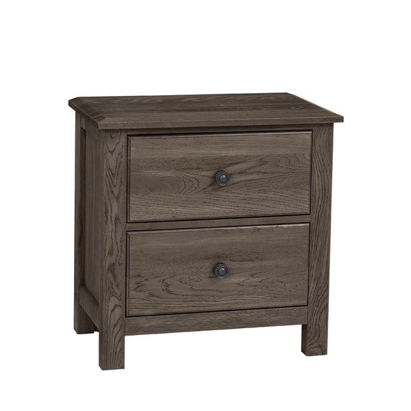 Artisan & Post Custom Express 123-227 2 Drawer Night Stand - Driftwood Grey IMAGE 1