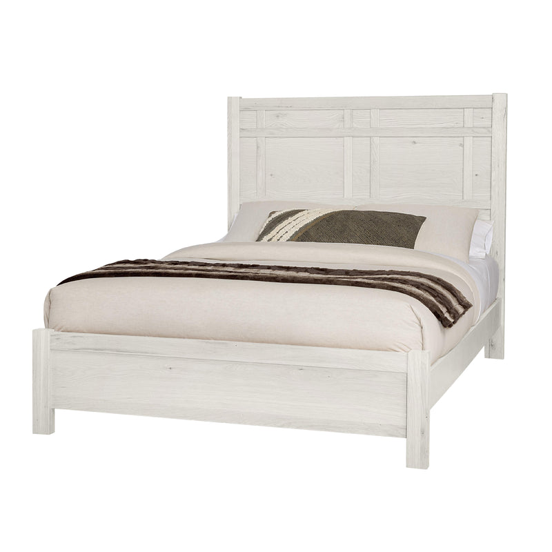 Artisan & Post Custom Express 124 Queen Architectural Bed - Weathered White IMAGE 1