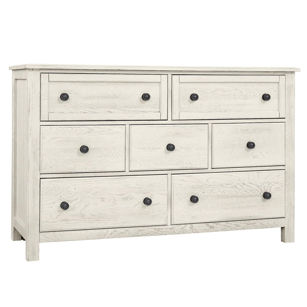Artisan & Post Custom Express 124-003 7 Drawer Dresser - Weathered White IMAGE 1