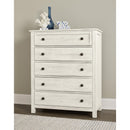 Artisan & Post Custom Express 124-115 5 Drawer Chest - Weathered White IMAGE 2