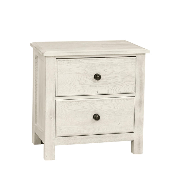 Artisan & Post Custom Express 124-227 2 Drawer Night Stand - Weathered White IMAGE 1