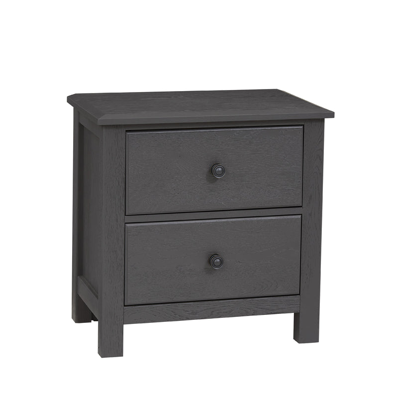Artisan & Post Custom Express 127-227 2 Drawer Night Stand - Graphite IMAGE 1