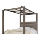Artisan & Post Dovetail 751 King Mirrored Panel Canopy Bed - Mystic Grey IMAGE 2