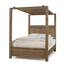 Artisan & Post Dovetail 752 King Wood Panel Canopy Bed - Natural IMAGE 1