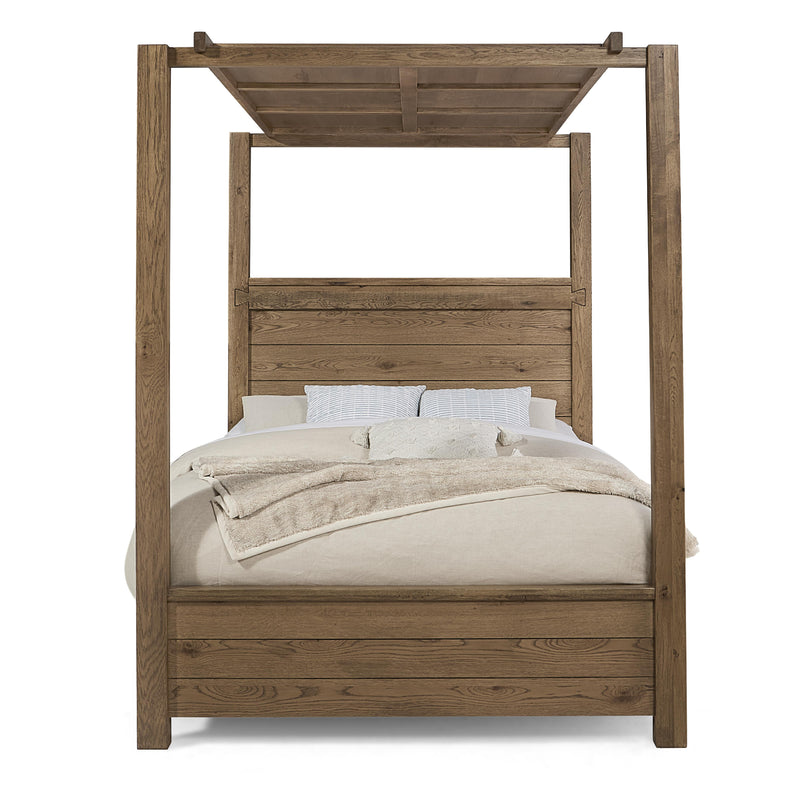 Artisan & Post Dovetail 752 King Wood Panel Canopy Bed - Natural IMAGE 3