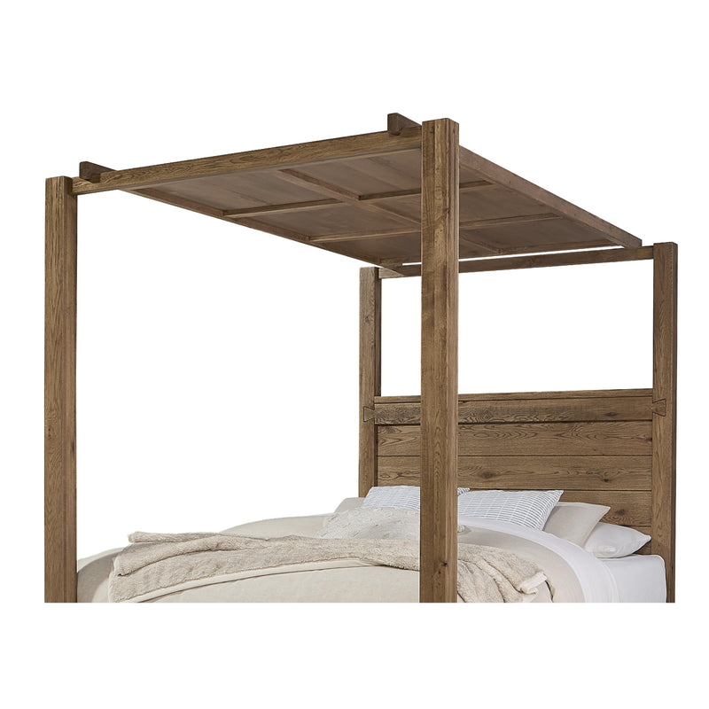 Artisan & Post Dovetail 752 King Wood Panel Canopy Bed - Natural IMAGE 4