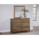 Vaughan-Bassett Fundamentals 12-002 6 Drawer Dresser - Natural IMAGE 4